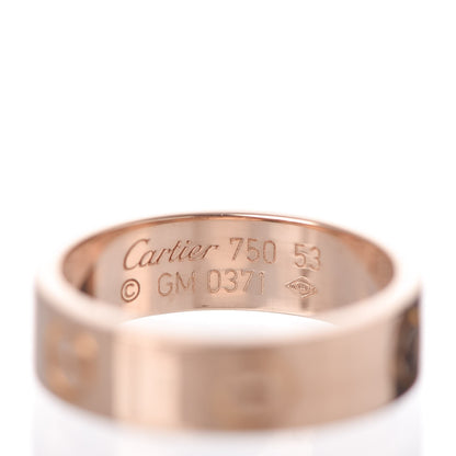 Cartier 18K Pink Gold 5.5mm LOVE Ring 53 6.25 4 of 4