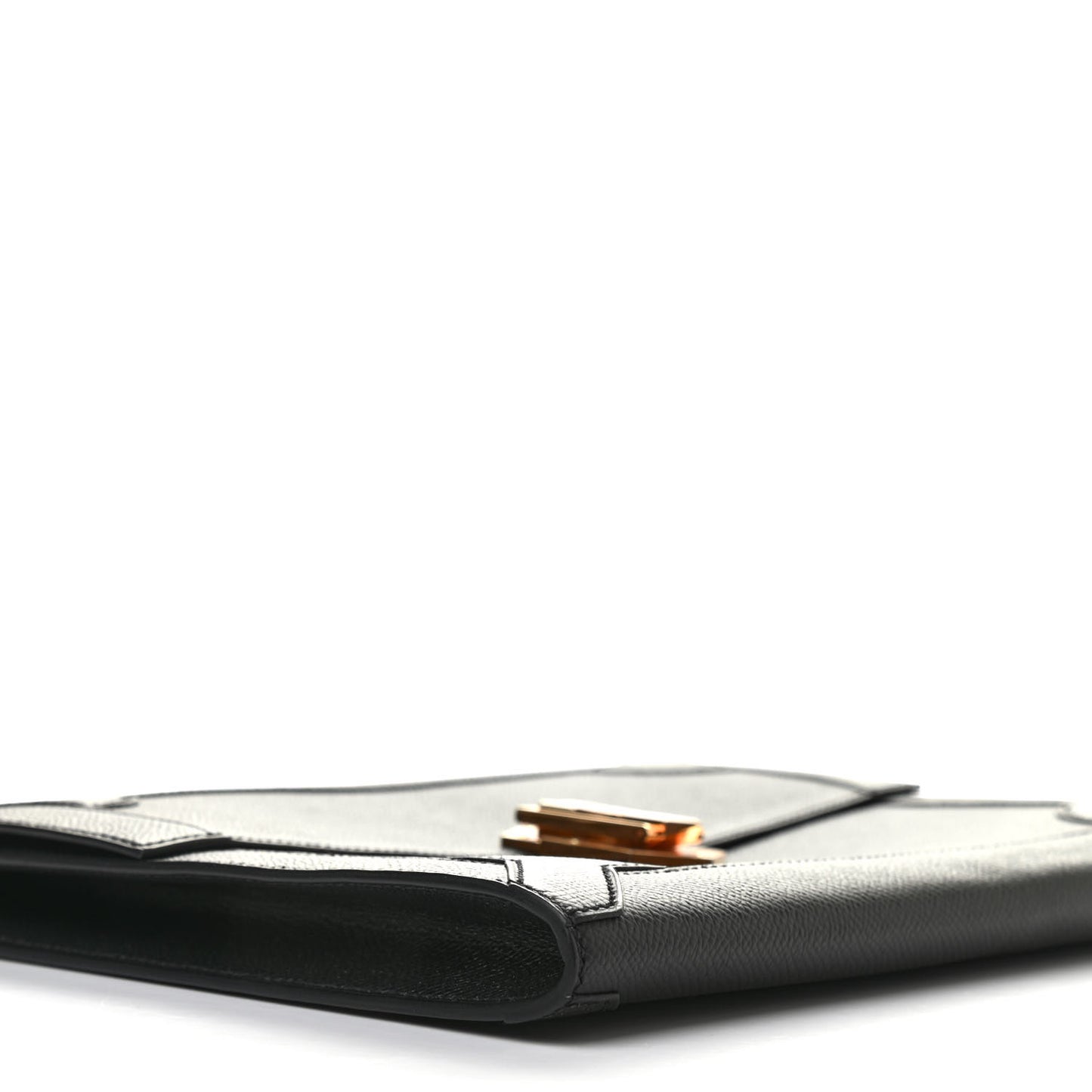 Epsom Fleche D'Or Clutch Black