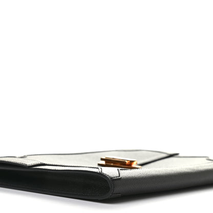 Hermes Epsom Fleche D'Or Clutch Black 8 of 9