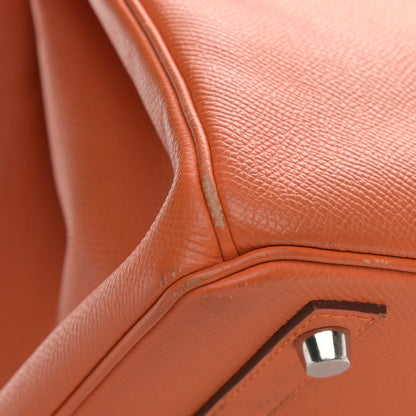 Hermes Epsom Birkin 30 Orange 11 of 24