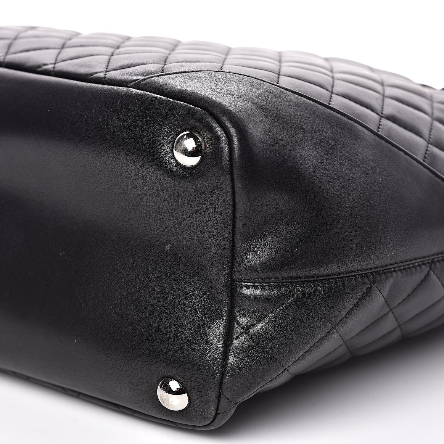 Chanel Calfskin Quilted Large Cambon Tote Black 9 of 17