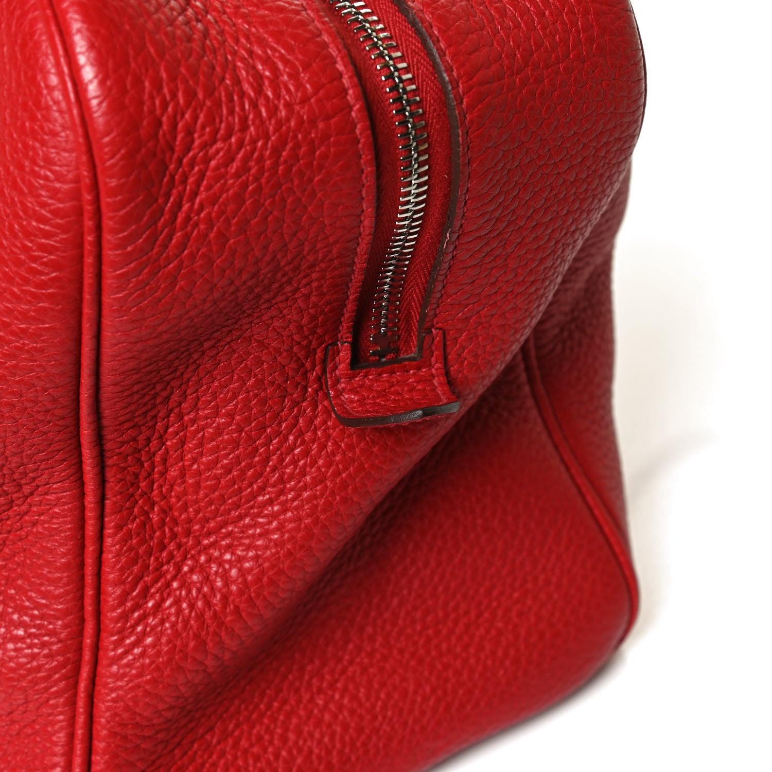 Hermes Taurillon Clemence Victoria II 35 Rouge Garance 11 of 13