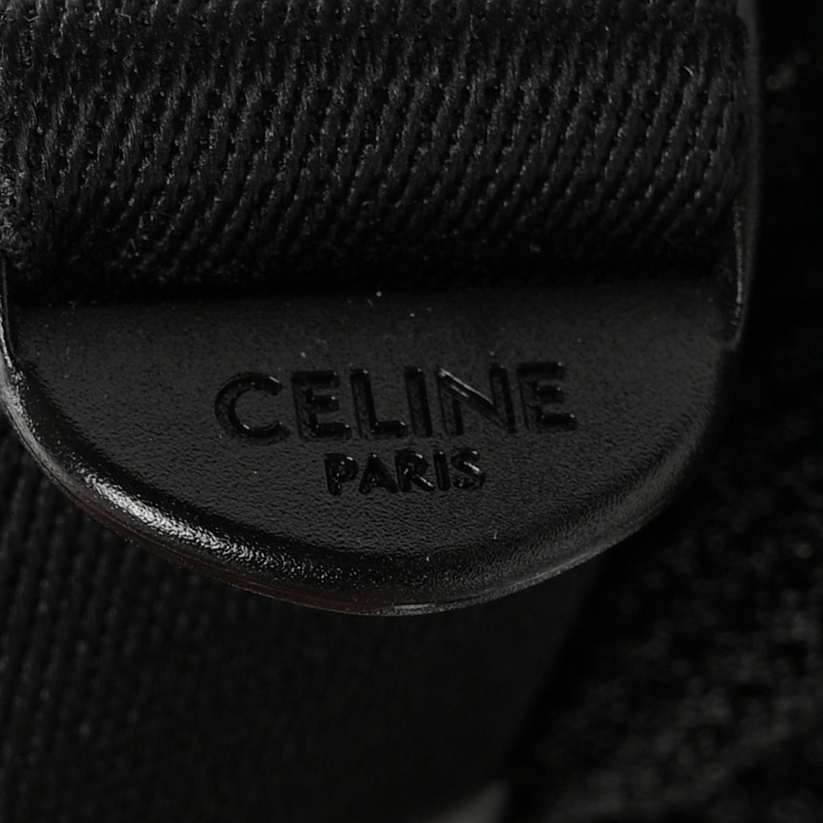 Cotton Gabardine Logo Print Trekking Belt Bag Black