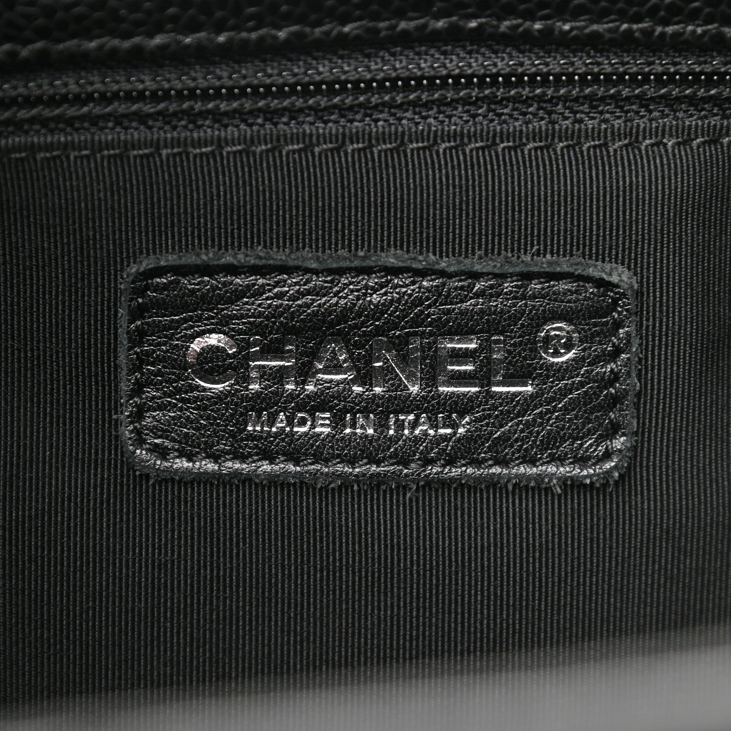 Chanel Caviar Quilted Grand Shopping Tote GST Black 6 of 10