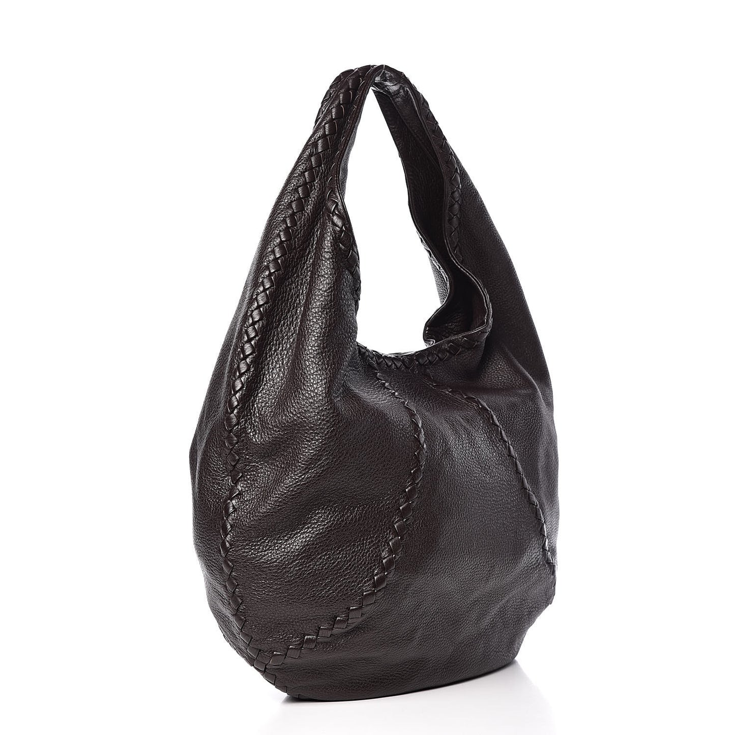 Cervo Deerskin Large Hobo Ebano
