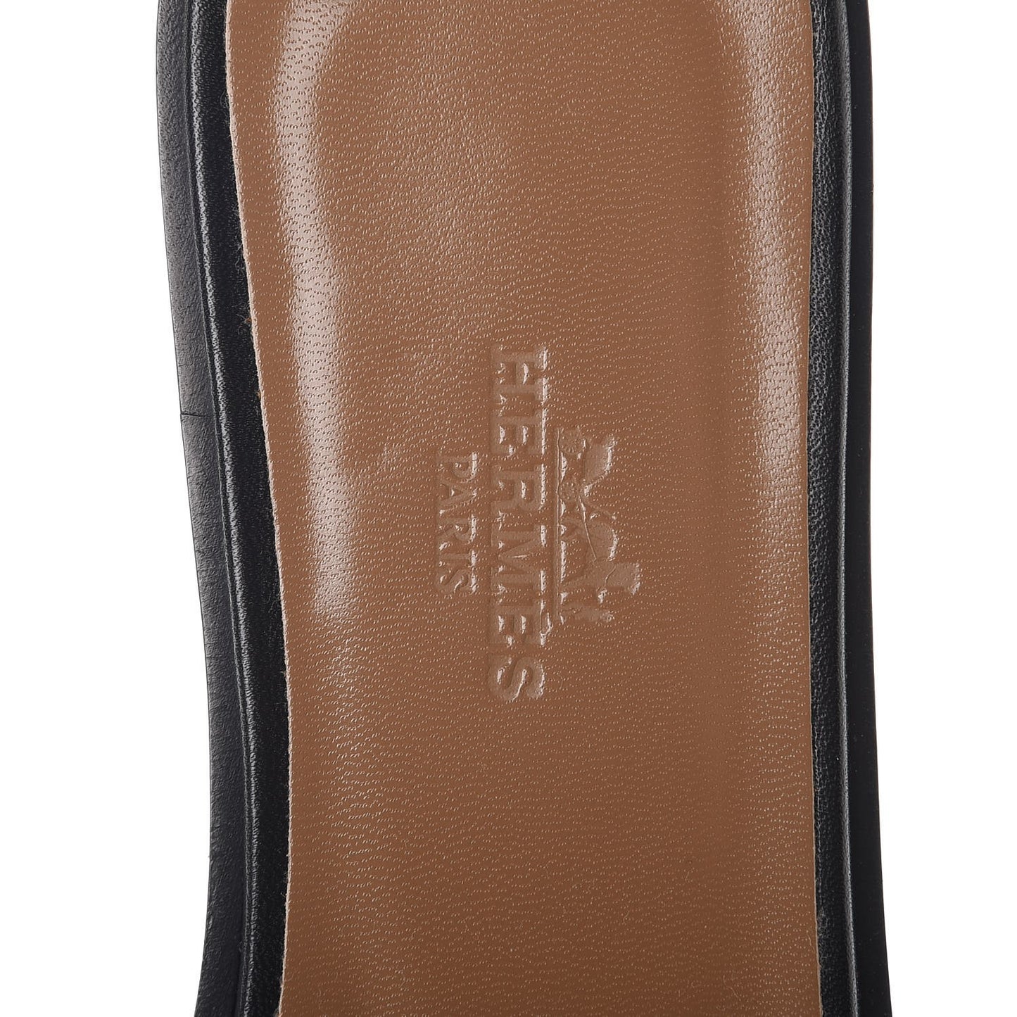 Box Calfskin Oran Sandals 37 Black