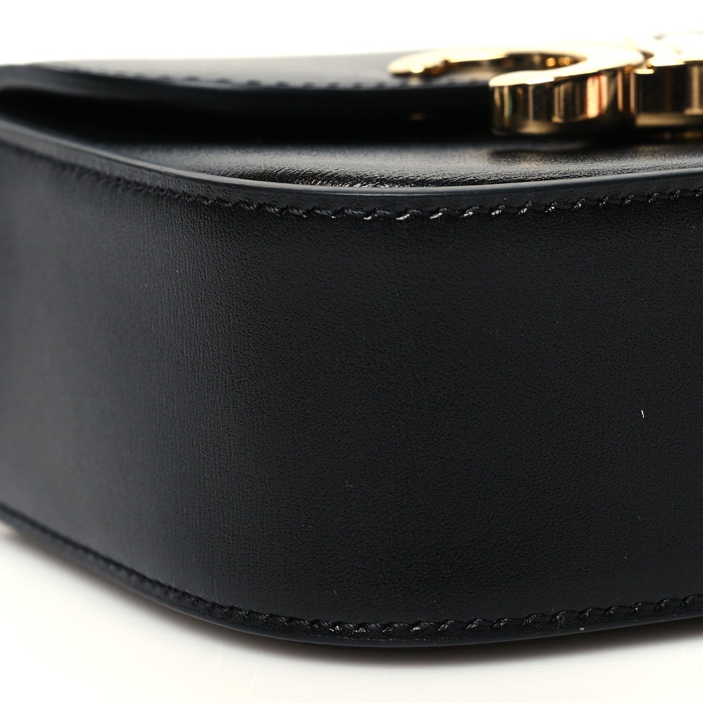 Shiny Calfskin Mini Triomphe Black