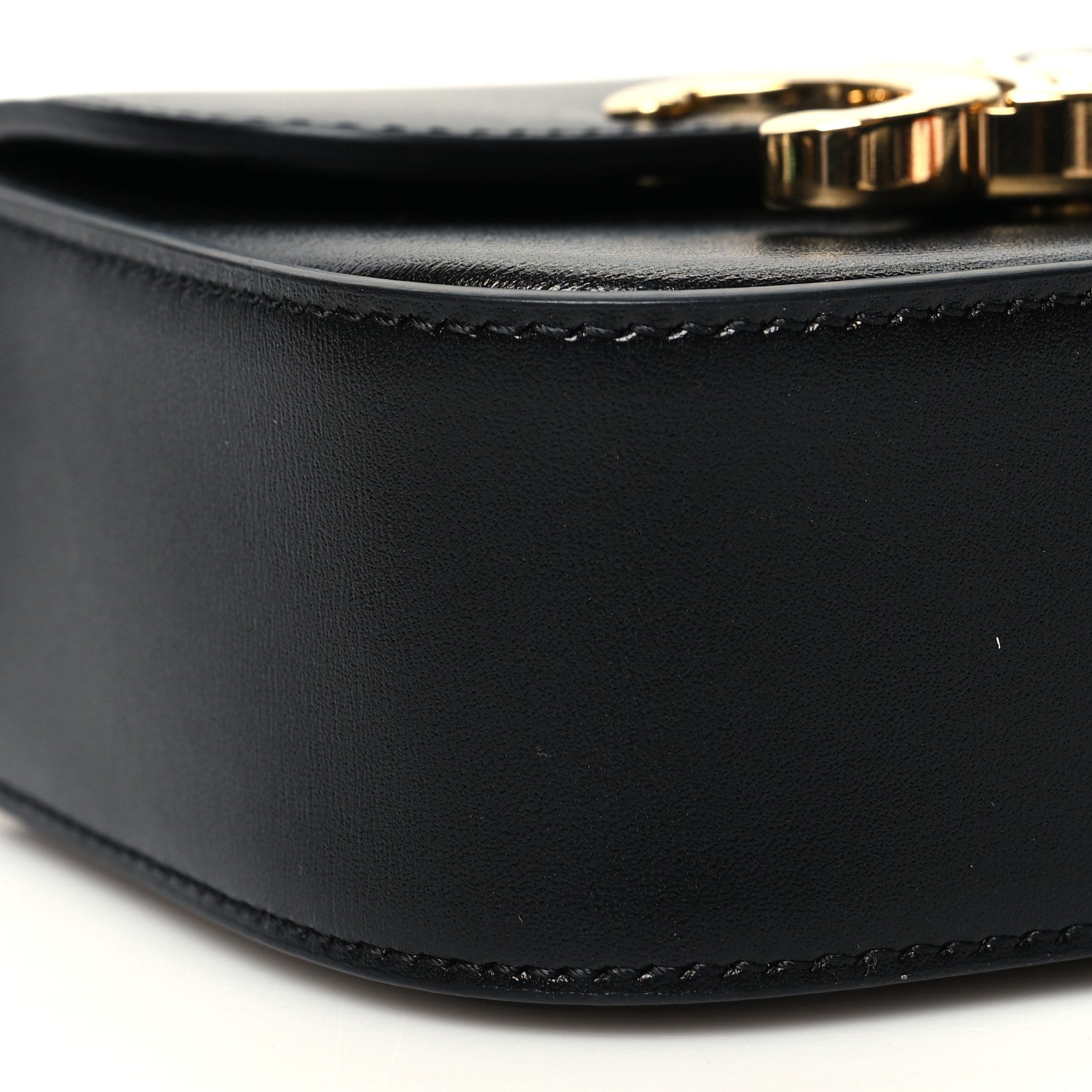 Celine Shiny Calfskin Mini Triomphe Black 9 of 10