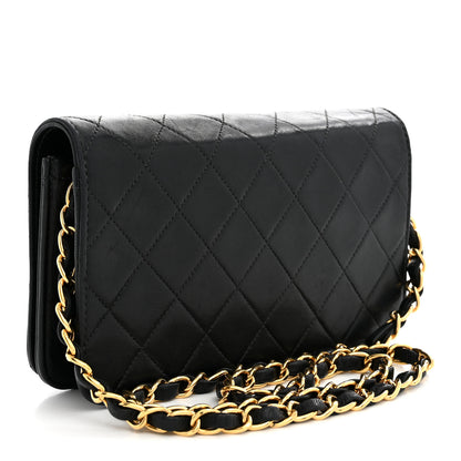Chanel Lambskin Quilted Small Single Flap Bag Black 3 of 12