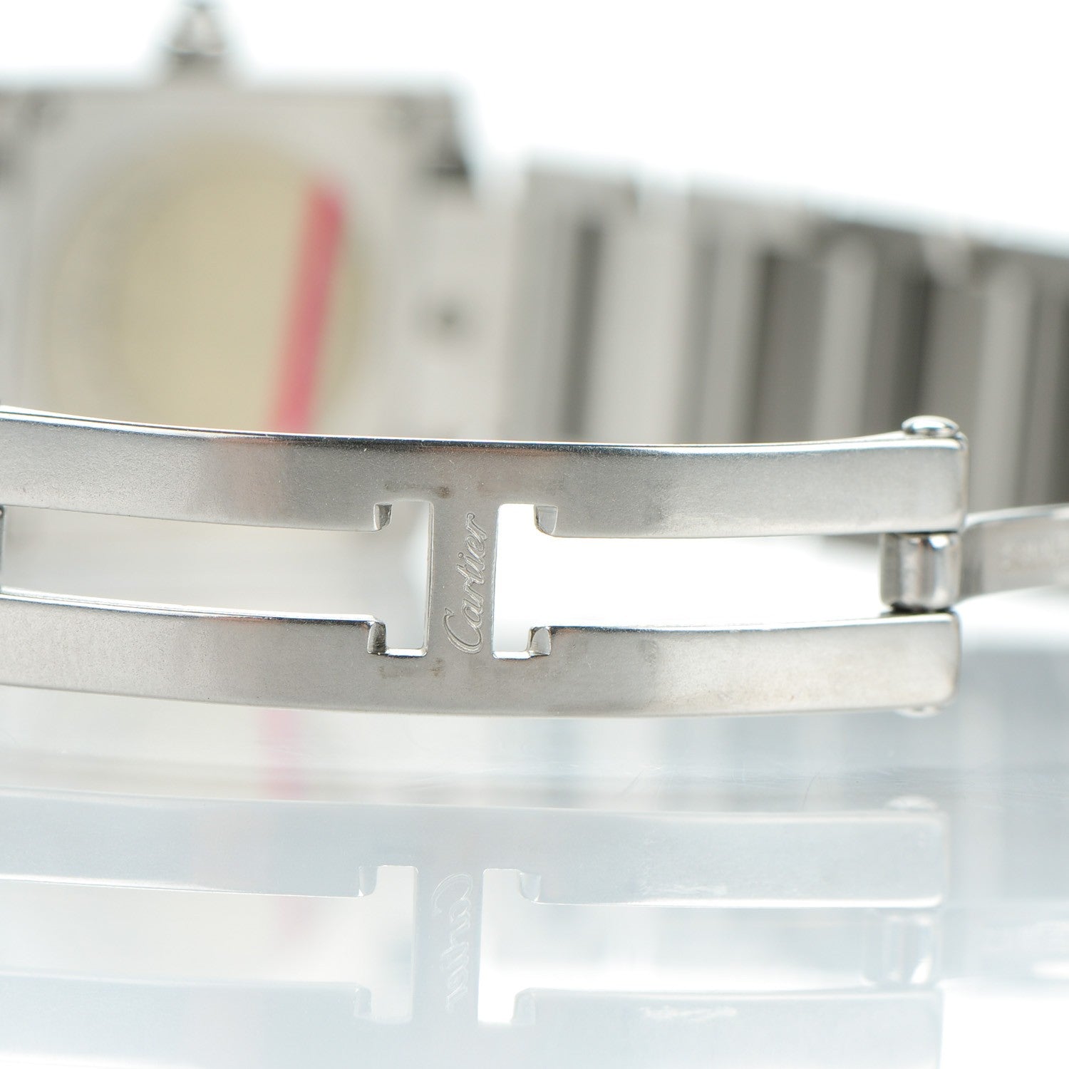 Cartier Stainless Steel 20mm Tank Francaise Quartz Watch 5 of 7