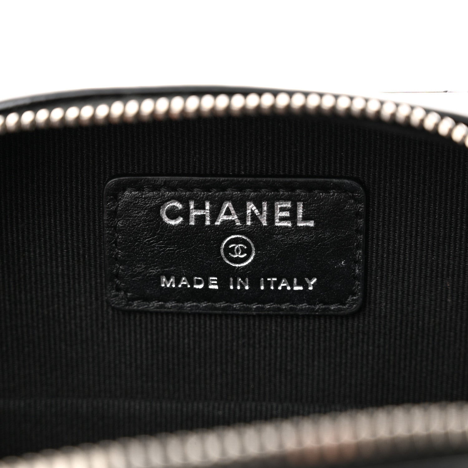 Chanel Patent Quilted Clutch With Chain Black 6 of 10
