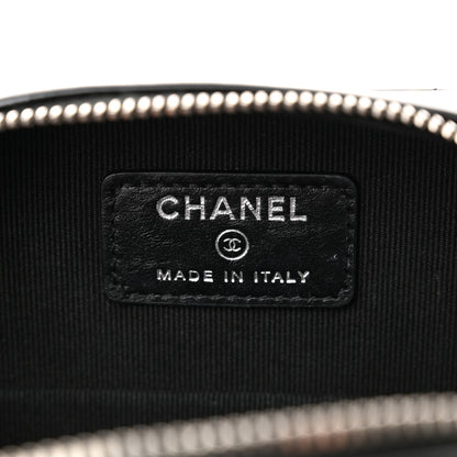 Chanel Patent Quilted Clutch With Chain Black 6 of 10