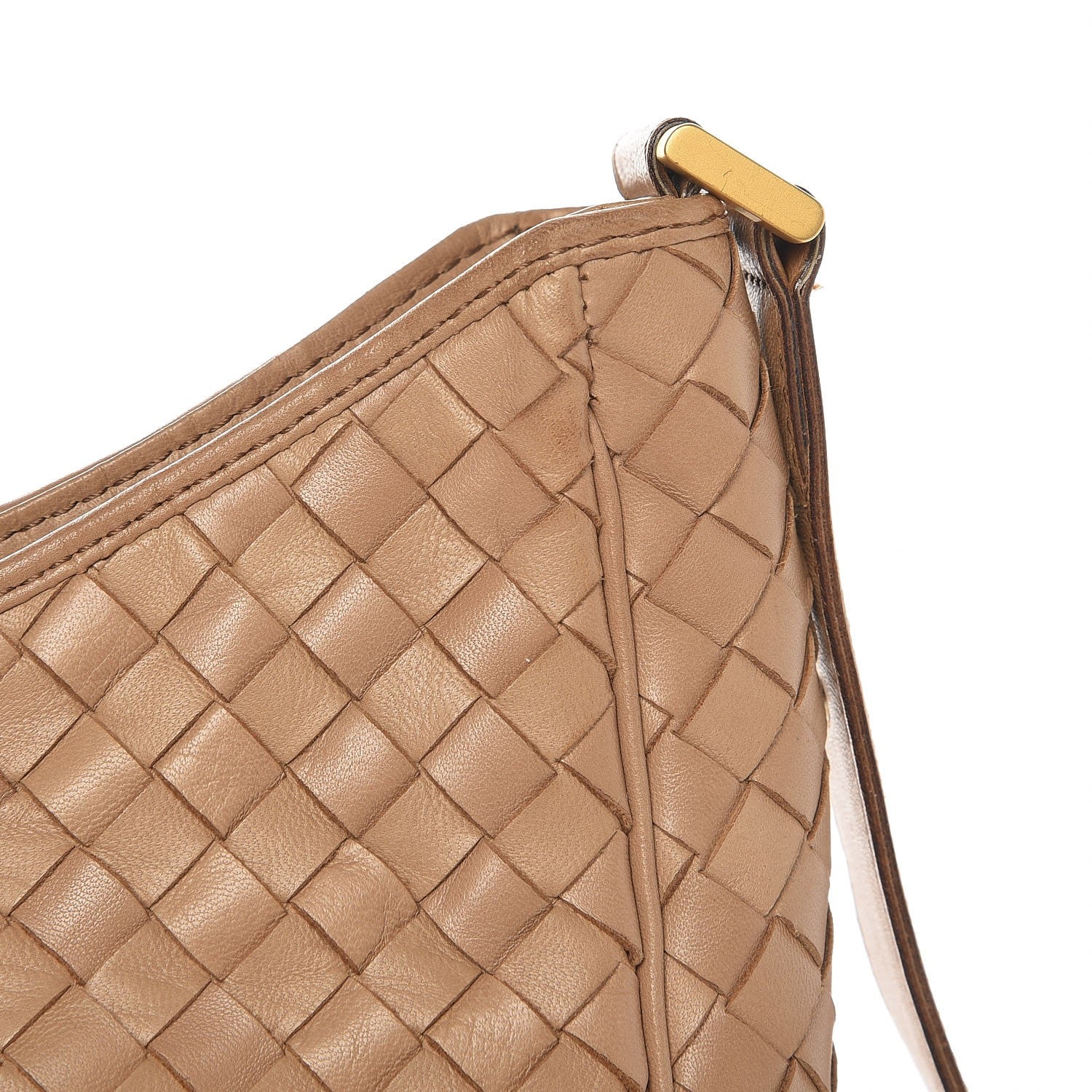 Bottega Veneta Nappa Intrecciato Shoulder Bag Beige 11 of 11