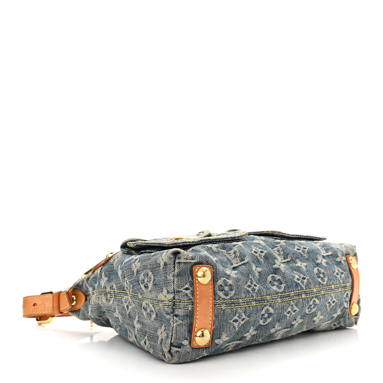Louis Vuitton Monogram Denim Baggy PM Blue 4 of 10