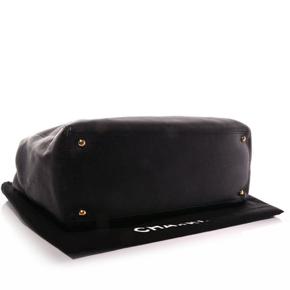 Chanel Calfskin Cerf Shopper Tote Black 4 of 8