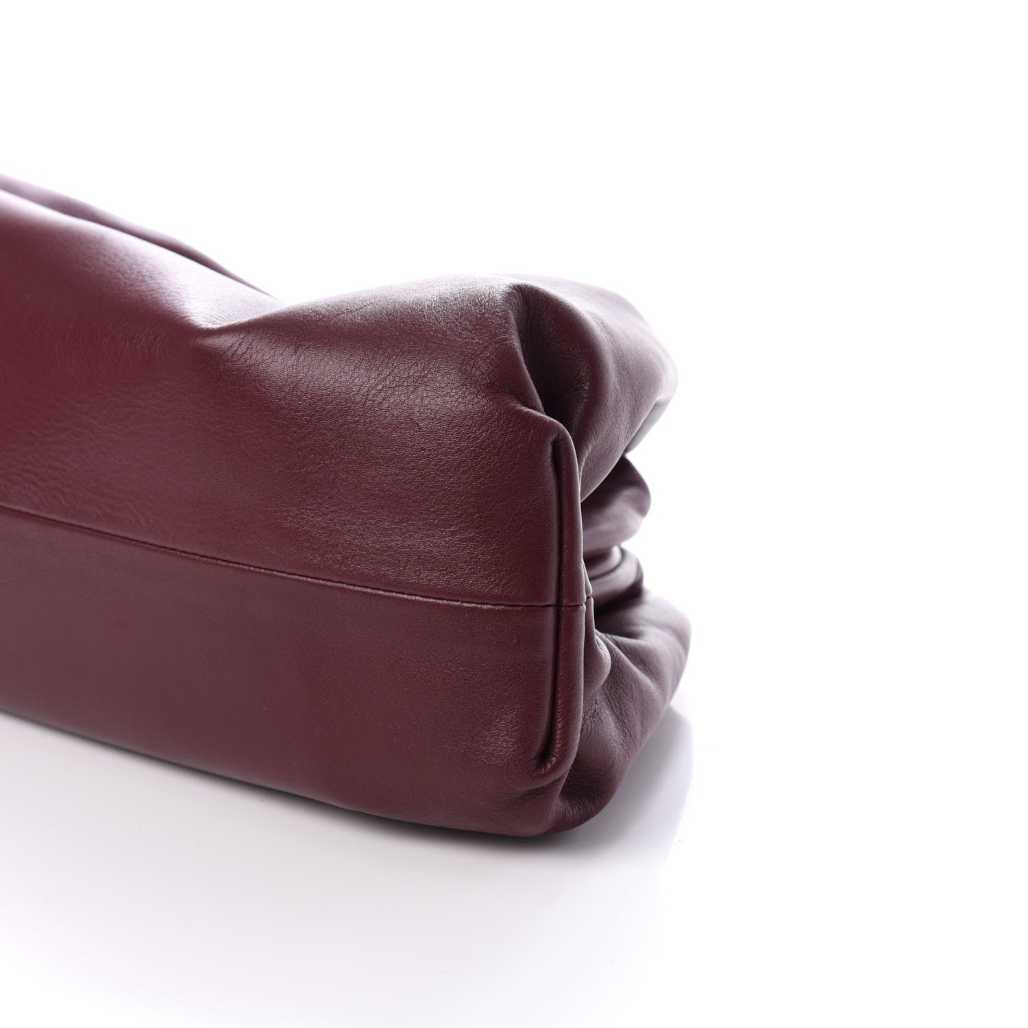 Bottega Veneta Smooth Butter Calf The Pouch Oversized Clutch Bordeaux 8 of 8