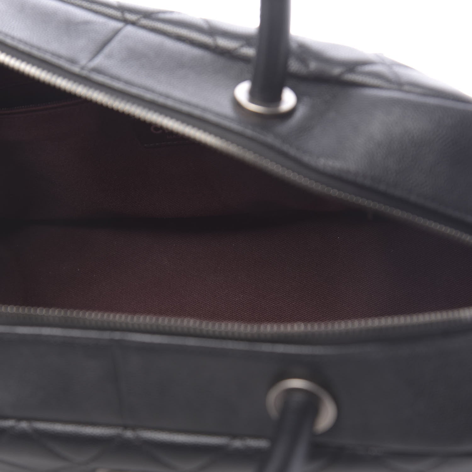 Chanel Caviar Quilted Large Coco Handle Bowling Bag Black 5 of 11