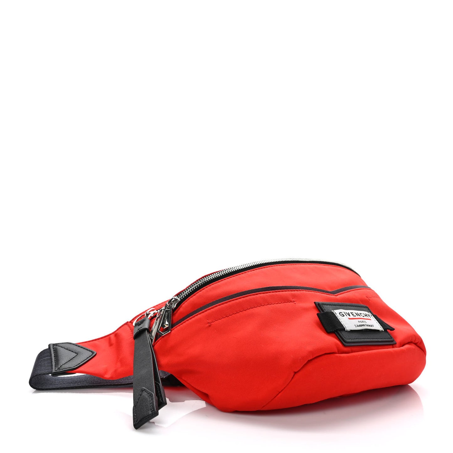 Nylon Downtown Bum Bag Red Black