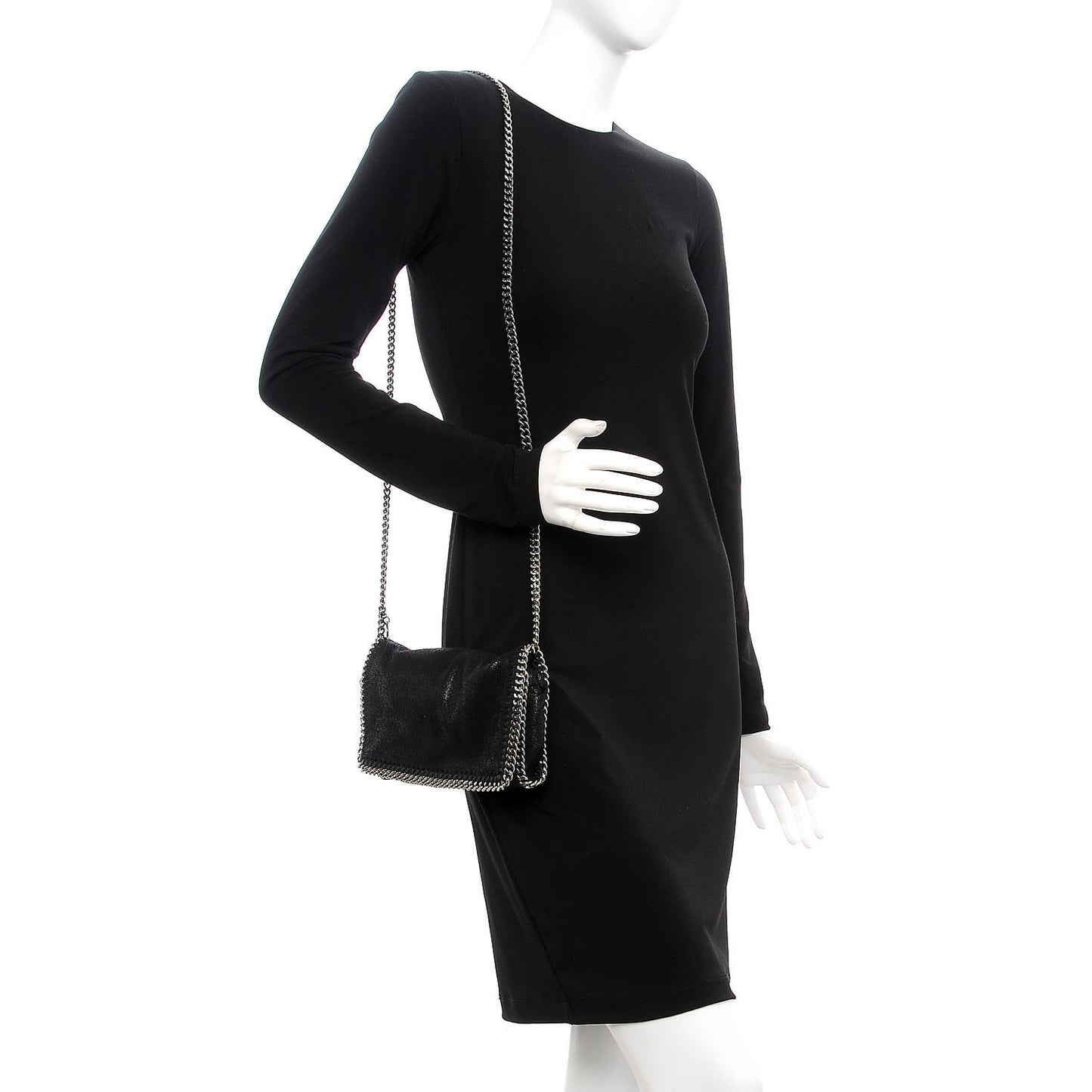 Shaggy Deer Falabella Crossbody Bag Black