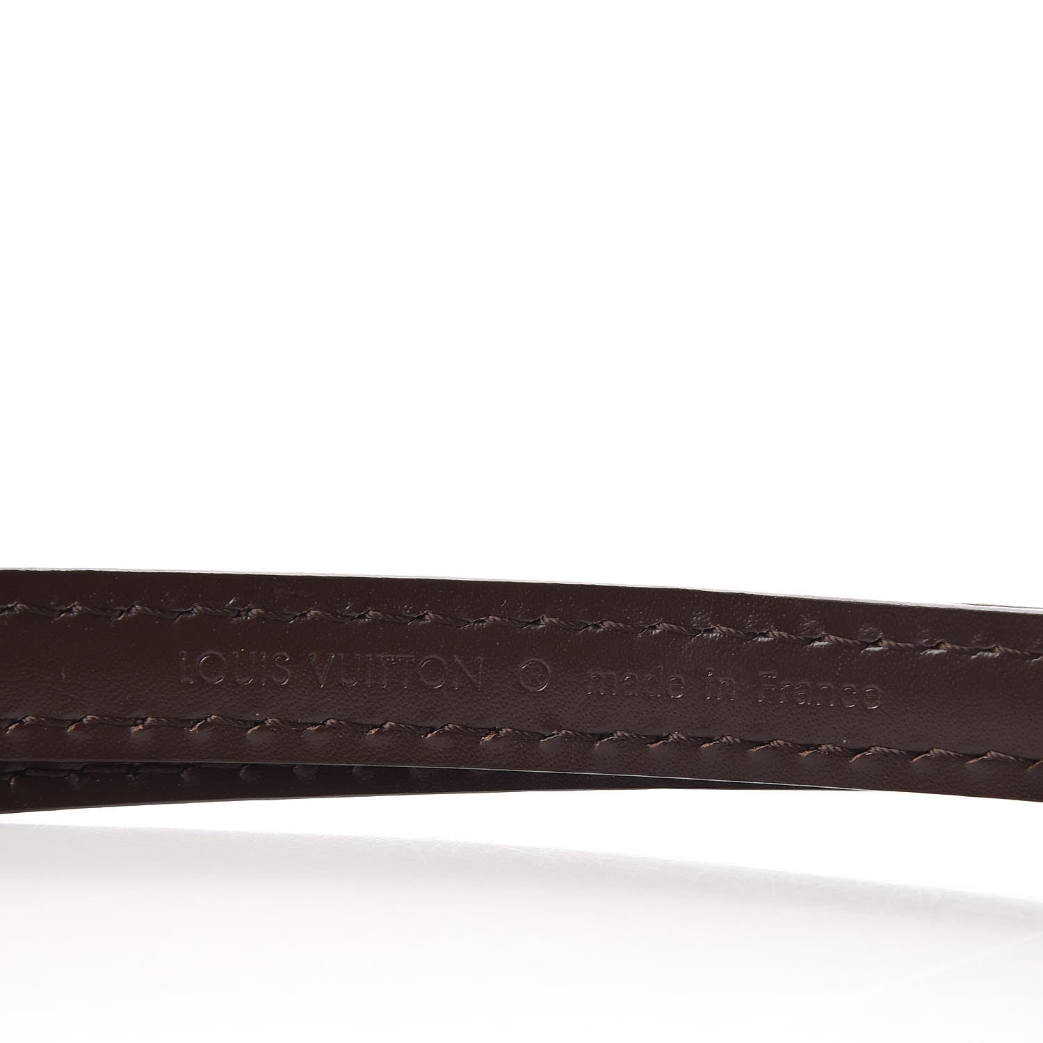 Louis Vuitton Calfskin 12mm Adjustable Shoulder Strap Brown 4 of 4