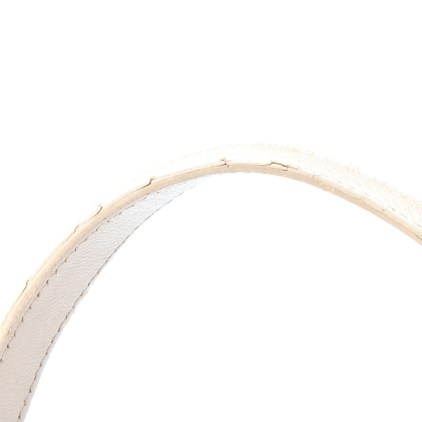 Lambskin Cannage Small Rendezvous Flap White