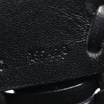 Loewe Calfskin Woven Mini Diamond Basket Bag Black 6 of 9