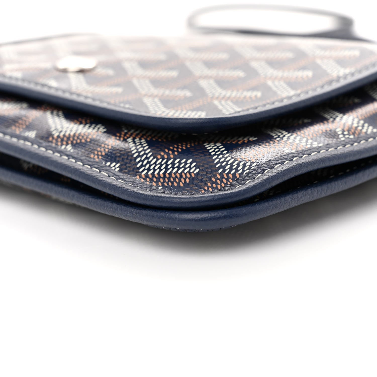 Goyard Goyardine Plumet Wallet Clutch Navy 10 of 10