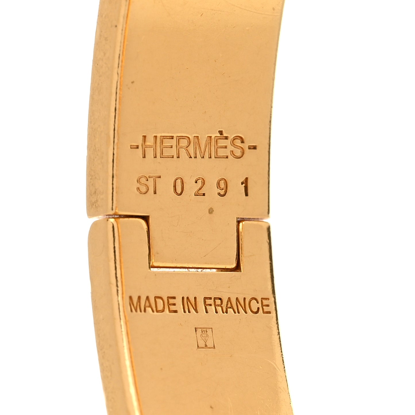 Narrow Enamel Clic Clac H Bracelet PM Bleu Abysse