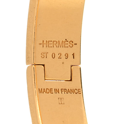 Hermes Narrow Enamel Clic Clac H Bracelet PM Bleu Abysse 4 of 4