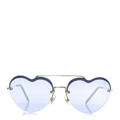 Miu Miu Metal Heart Sunglasses SMU62U Purple 2 of 7
