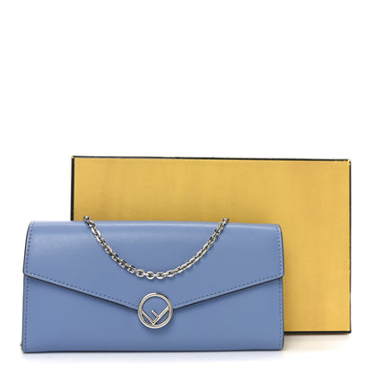 Fendi Vitello Liberty F is Fendi Continental Envelope Wallet on Chain Nebula 11 of 11