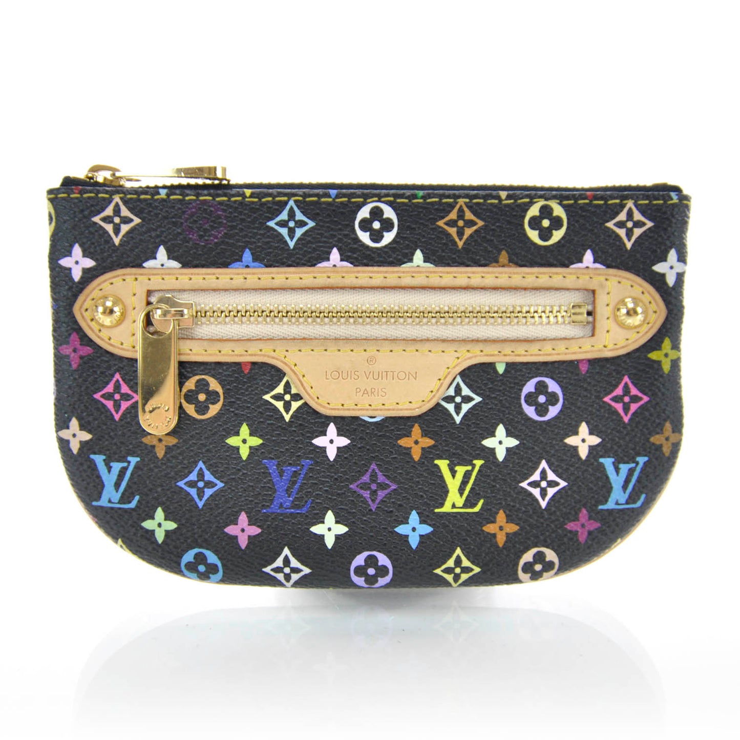 Monogram Multicolor Pochette Plate GM Black