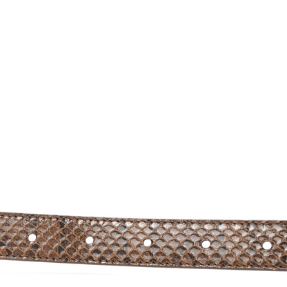 Bottega Veneta Nappa Snakeskin Intrecciato Wrap 20mm Belt Cammello 4 of 5
