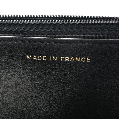 Chanel Caviar Quilted Boy Wallet On Chain WOC Black 7 of 13