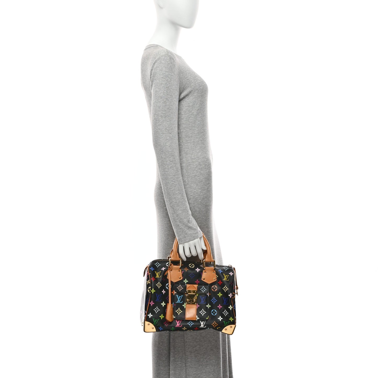 Monogram Multicolor Speedy 30 Black