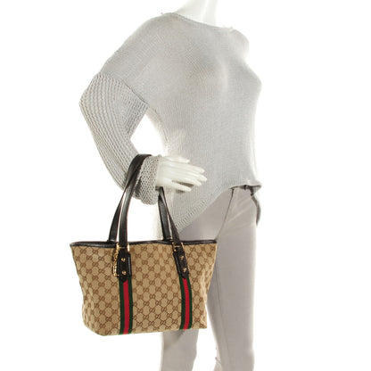 Gucci Monogram Medium Jolicoeur Tote Dark Brown 2 of 7