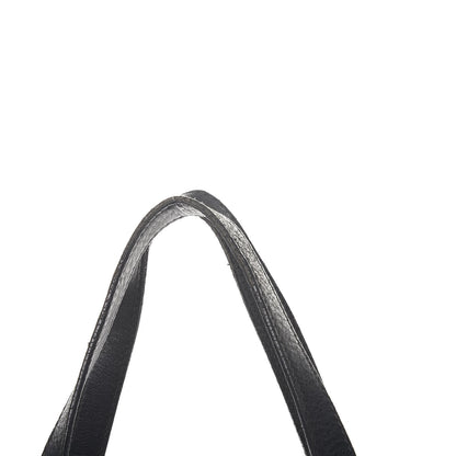 Gucci Guccissima Medium Zippered Shopping Tote Black 8 of 19