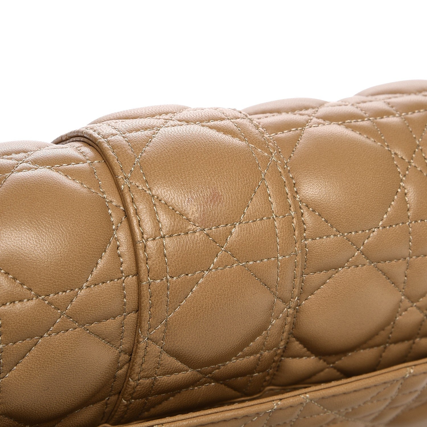 Christian Dior Lambskin Cannage Large Miss Dior Flap Beige 8 of 9
