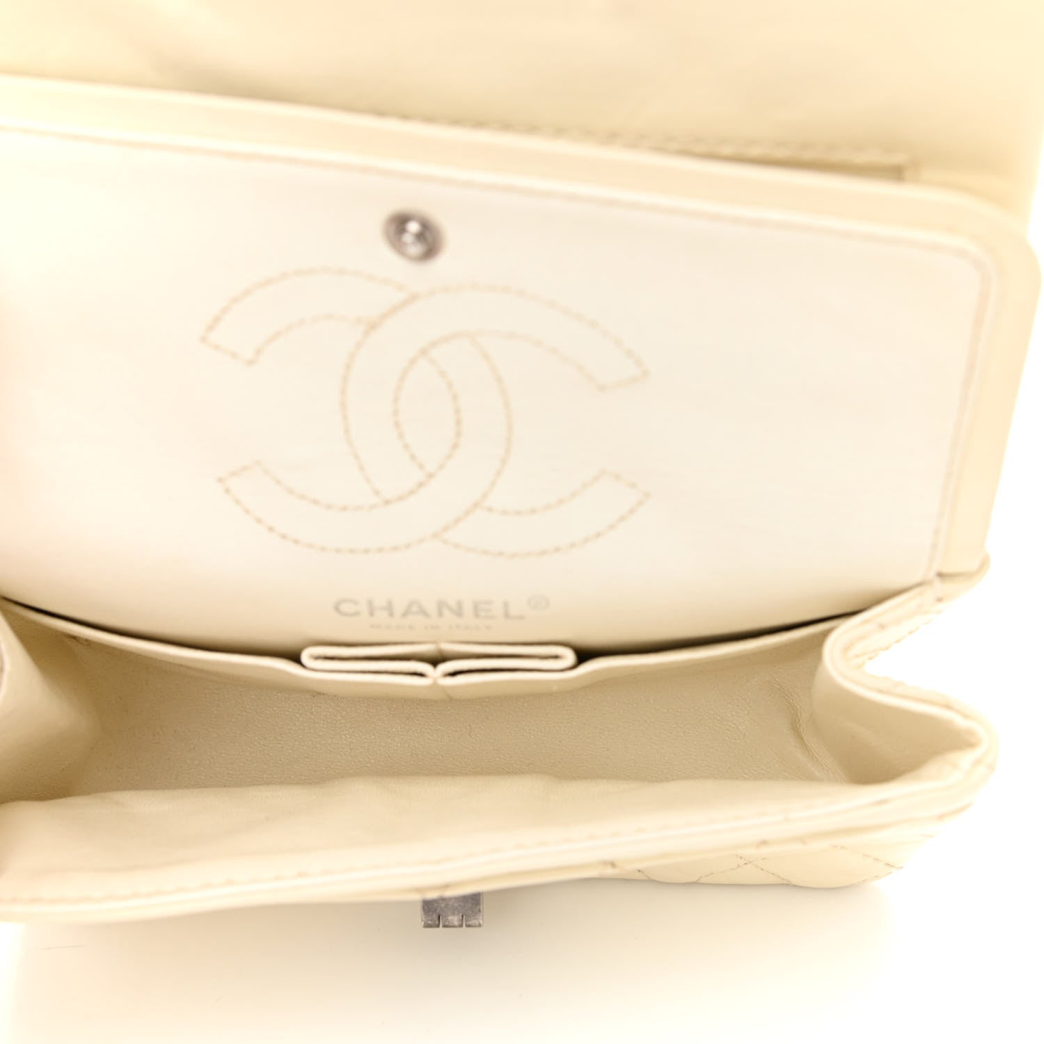 Chanel Aged Calfskin Quilted 2.55 Reissue Mini Flap White 5 of 11