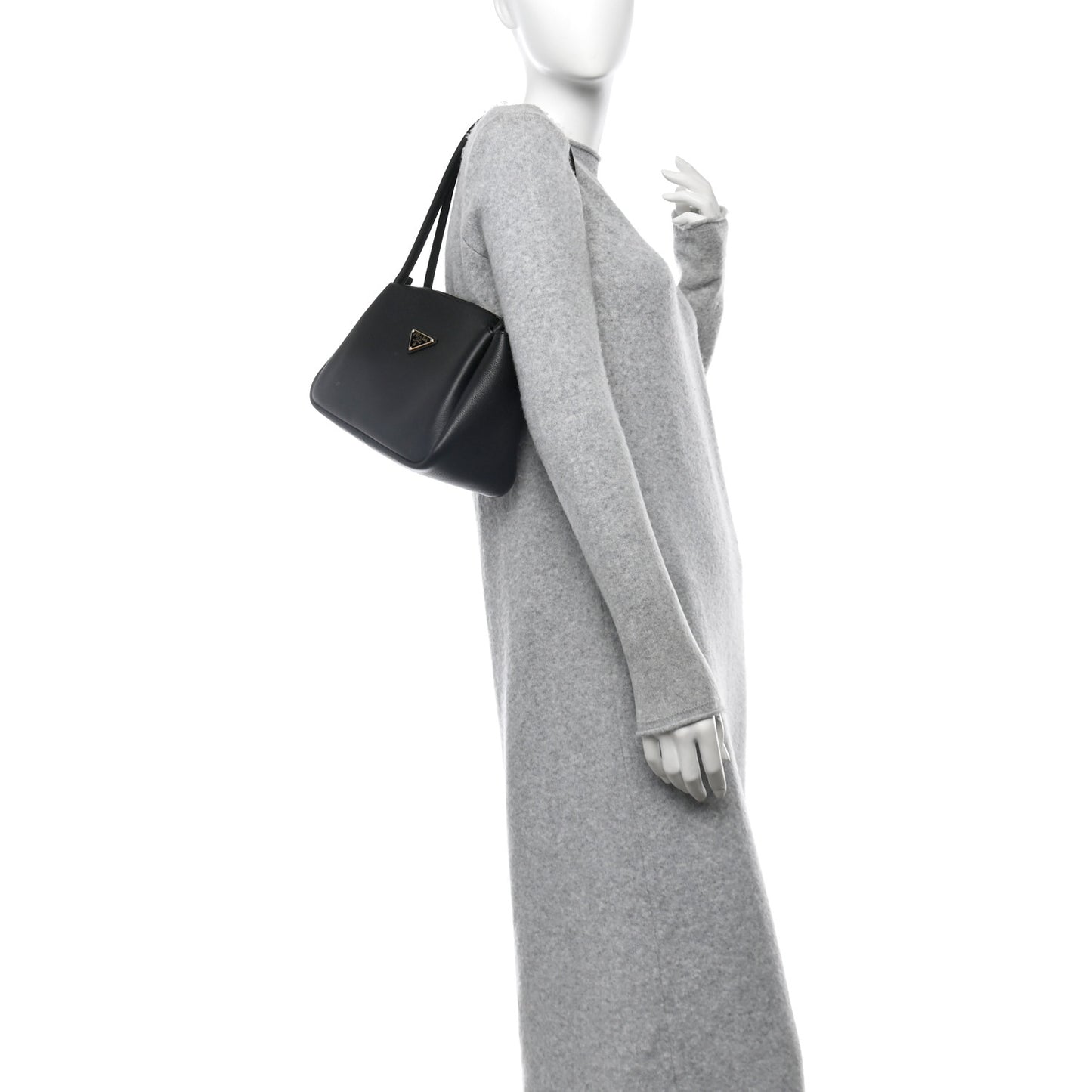 Soft Calfskin Medium Darling Shoulder Bag Black