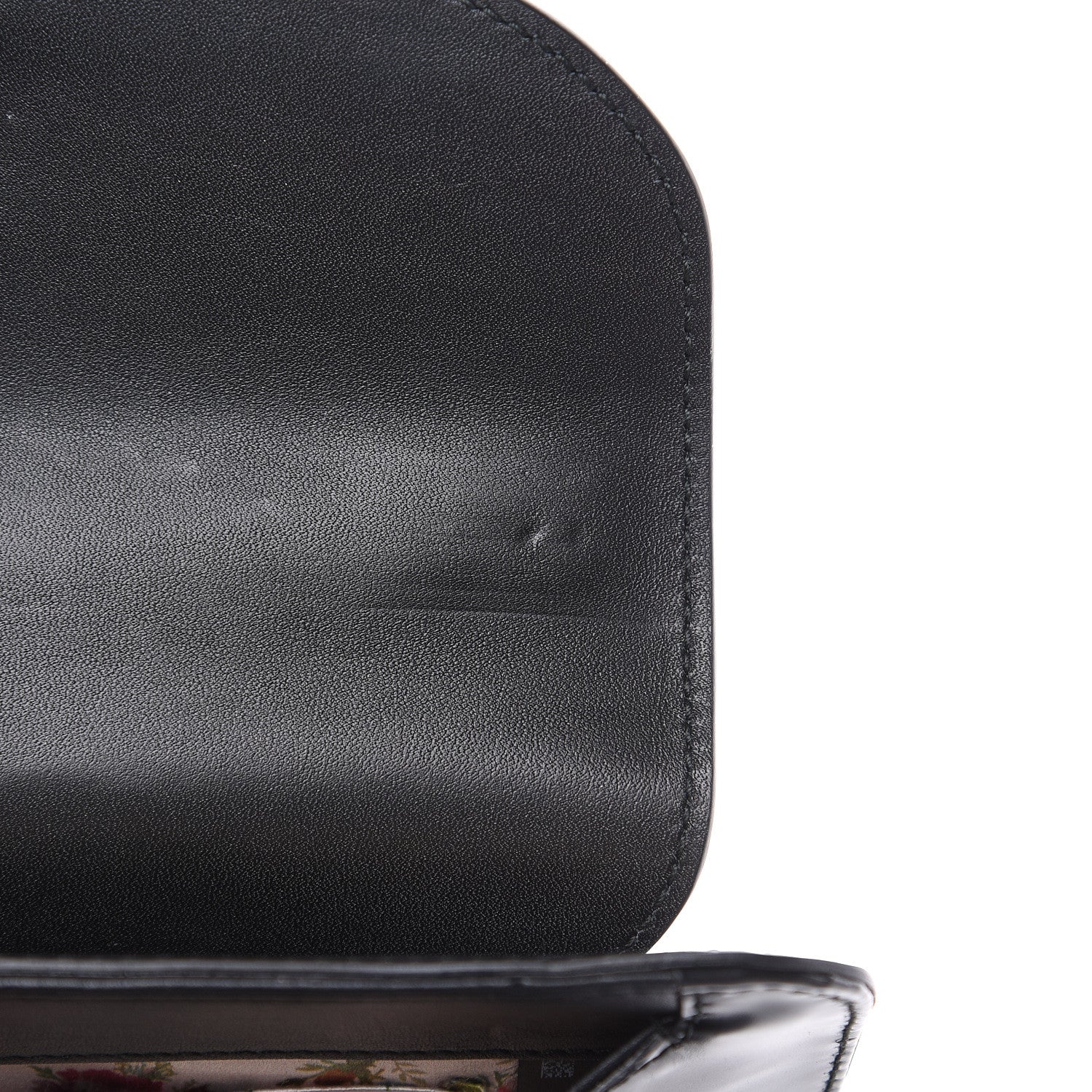 Gucci Calfskin Bamboo Mini Thiara Top Handle Bag Black 11 of 11
