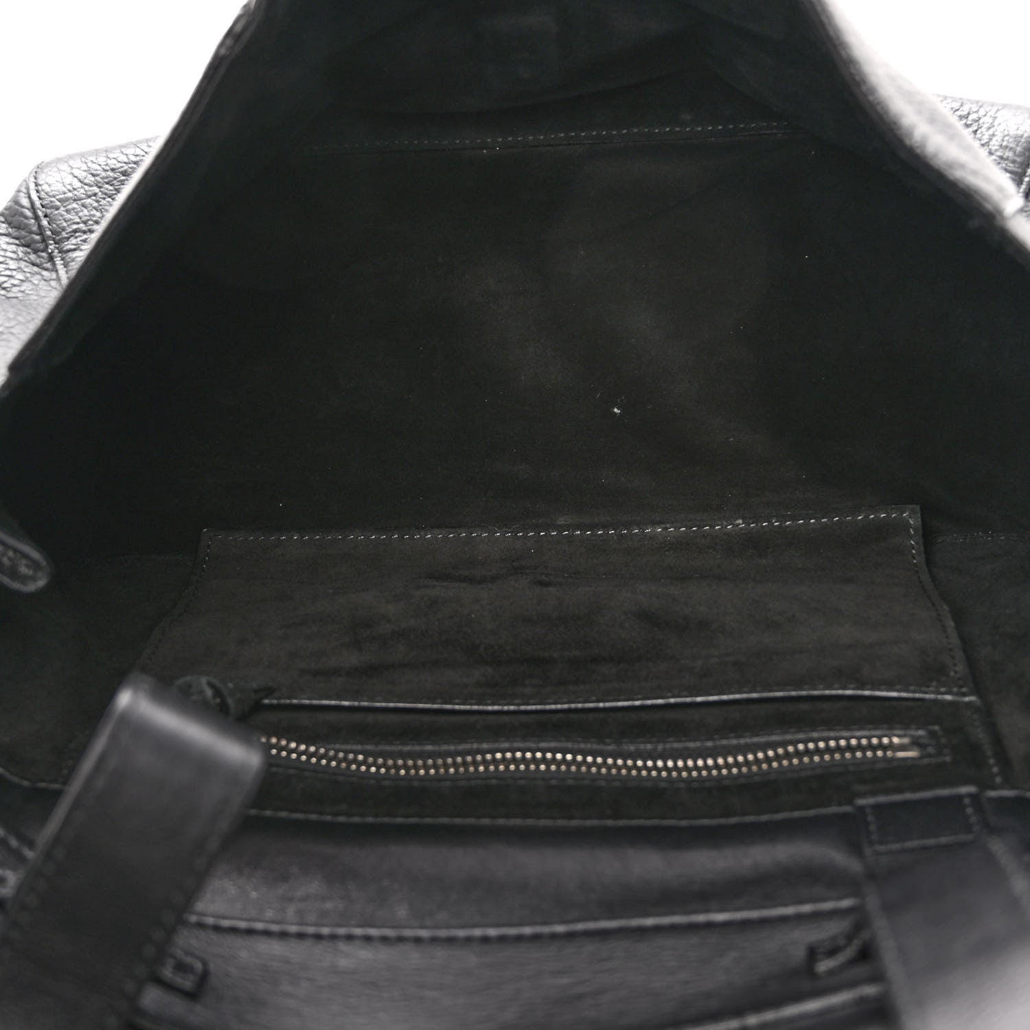 Proenza Schouler Pebbled Calfskin Double Sided PS Courier Bag Black 5 of 12