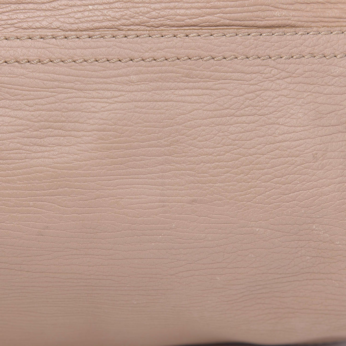 Textured Calfskin Large Pandora Beige