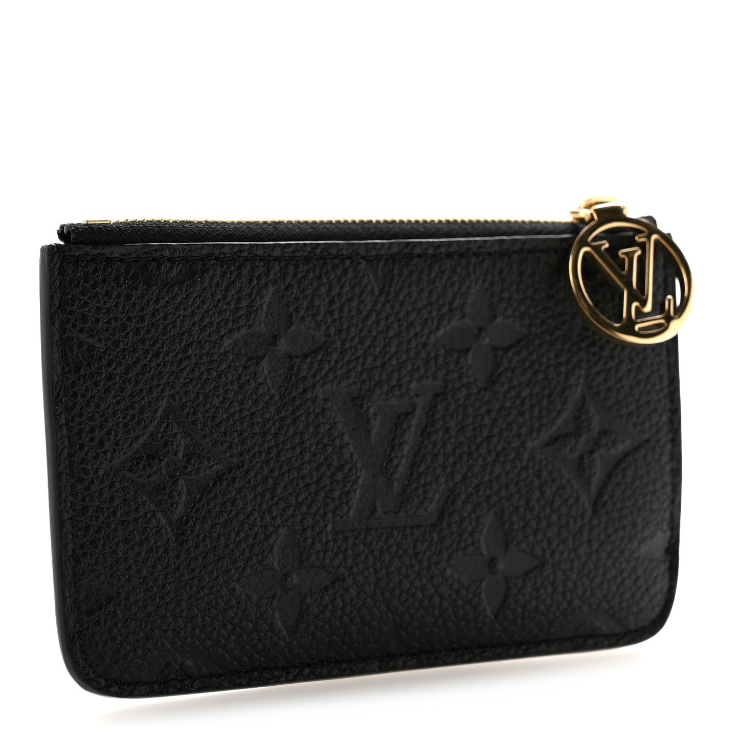 Empreinte Monogram Zipped Romy Card Holder Black