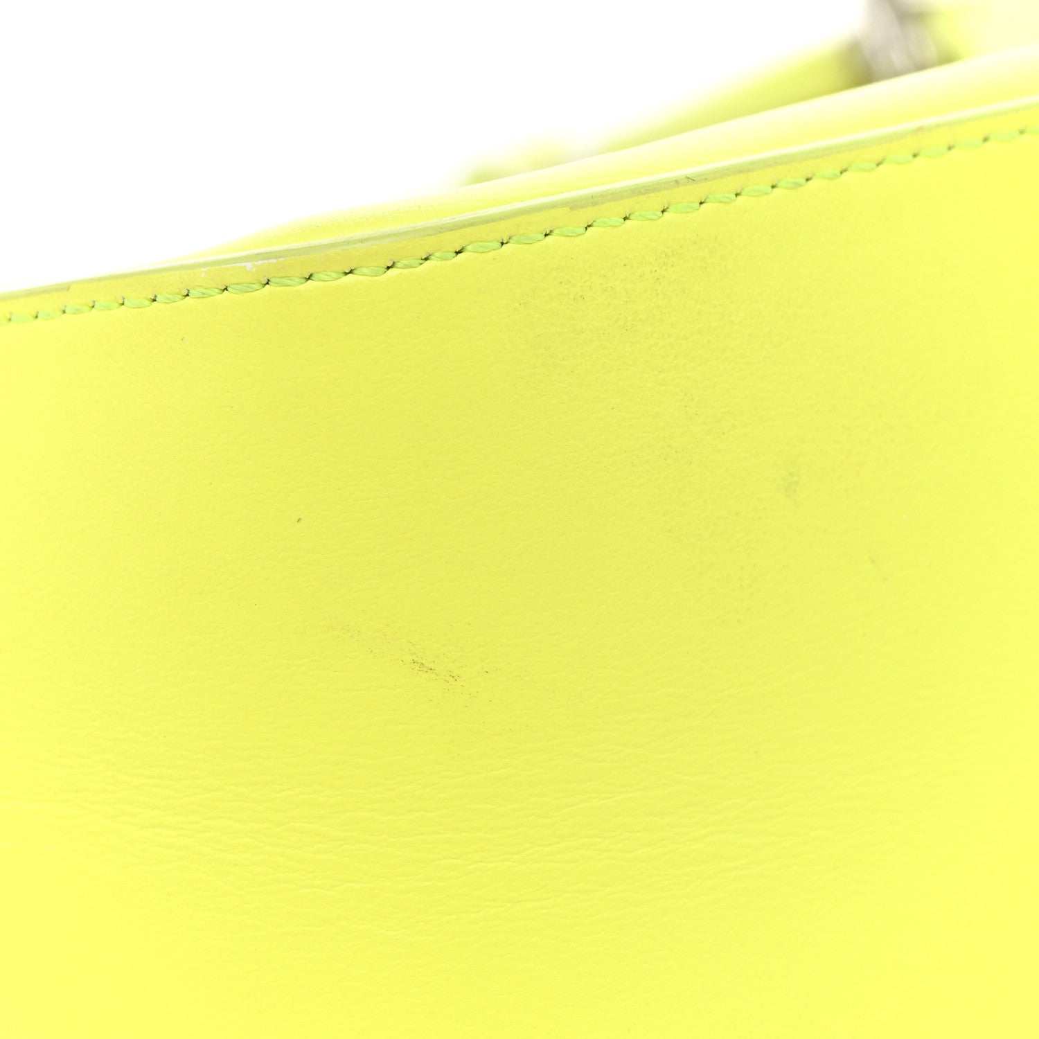 Givenchy Smooth Calfskin Small Moon Cut Out Shoulder Bag Fluo Yellow 18 of 23