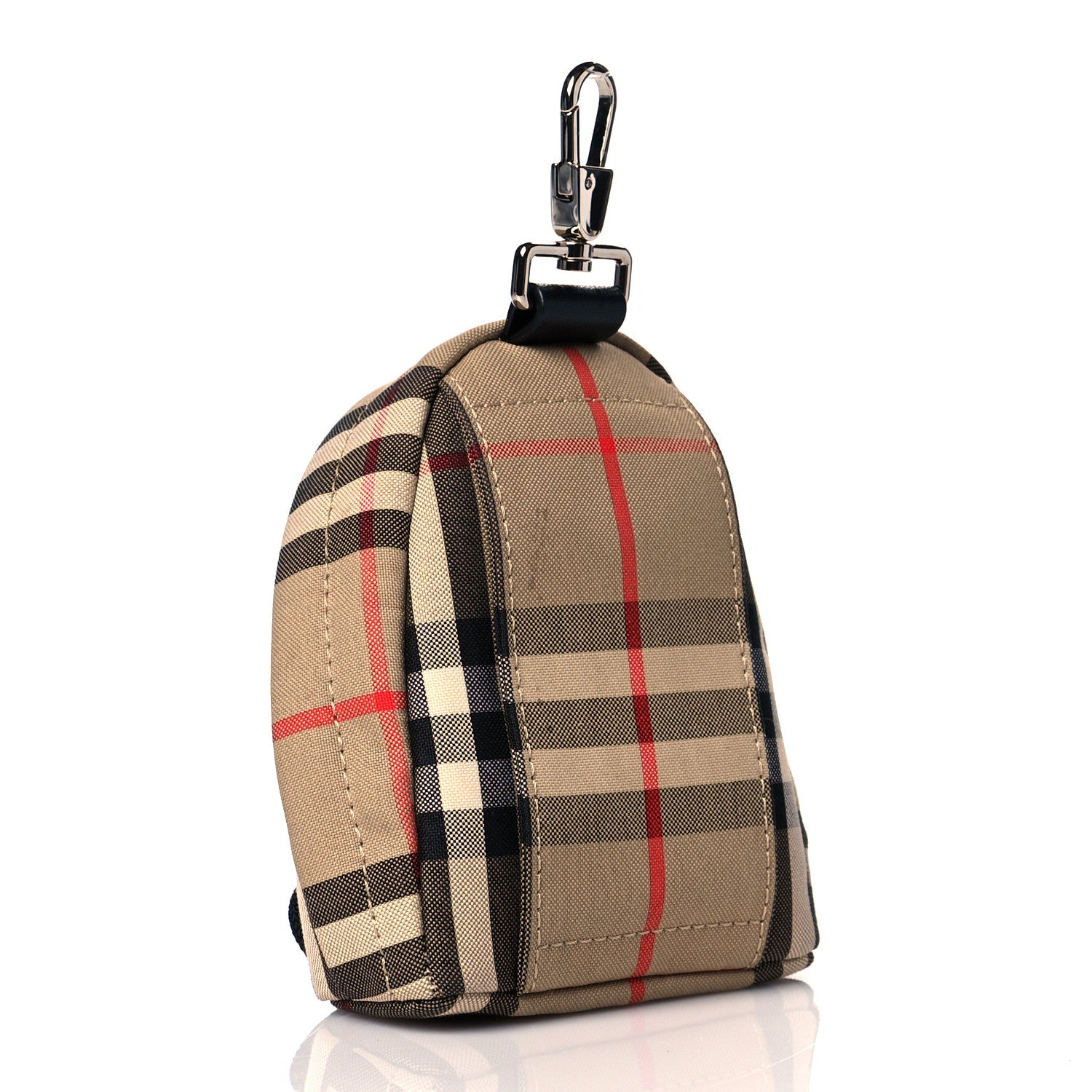 Burberry Vintage Check Backpack Key Charm Brown 3 of 11