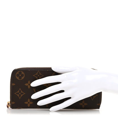 Louis Vuitton Monogram Clemence Wallet Fuchsia 2 of 9