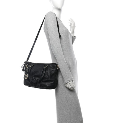 Gucci Guccissima Medium Sukey Top Handle Tote Black 3 of 12