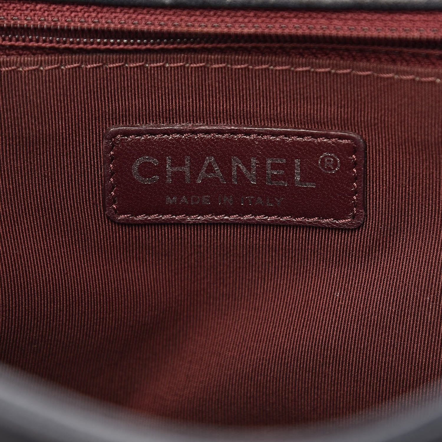 Chanel Crumpled Lambskin New Medium Studded Boy Flap Navy 6 of 10