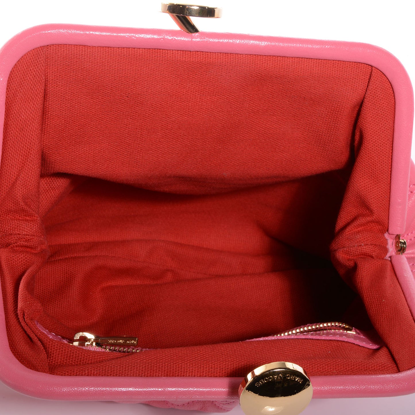 Leather Quilted Little Stam Bubble Pink
